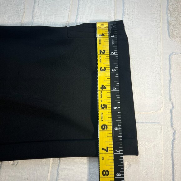 Talbots Pants Womens 1X Black Pull On Tapered Stretch Slit Casual Dress Slinky - Picture 12 of 14